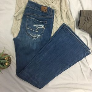 American Eagle Boho Artist Jeans